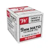 Winchester NATO 9mm Luger Ammo 124 Grain Full Metal Jacket Box of 50