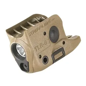 Streamlight 69278 TLR-6 Laser/Light Combo Glock 42, 43 White LED 100 Lumens Red Laser Flat Dark Earth Polymer CR-1/3N Battery