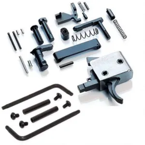 CMC TRIGGERS AR15/AR10 Lower Parts Kit -CurvedTrigger 3 - 3 1/2 lb