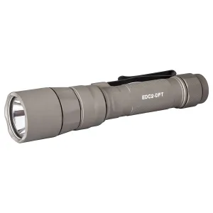 SureFire Parts & Accessories 25 Surefire Everyday Carry Light (EDC-2-DFT), Dual-Fuel Turbo Flashlight, 700 Lumens, Anodized Finish, Tan EDC2-DFT-TN