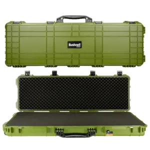 Bushnell Standard 44in Waterproof Roller Hard Rifle Case w/Foam Green