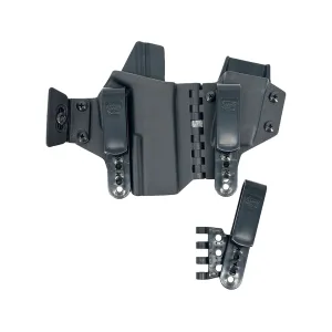 T.REX Arms Sidecar with Magazine Attachment IWB Holster Right Hand Glock 17 Gen 1, 2, 3, 4 with Surefire X300 Kydex Black