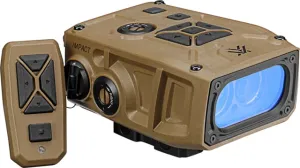 Vortex Impact  Ballistic Rail-Mounted Laser Rangefinder Tan 15.25x11.75x14.75 Tan 4.6in 16oz