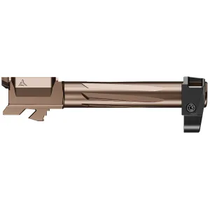 Radian Weapons Parts & Accessories 56 Radian Weapons R0834 Ramjet + Afterburner Combo 9mm Luger Compatible w/Glock 19 Gen4, Bronze Stainless Steel, Handgun Barrel