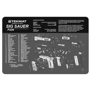 TEKMAT ARMORERS BENCH MAT 11x17 SIG SAUER 226 PISTOL