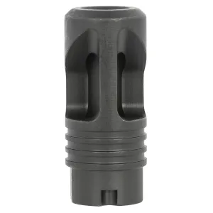 LBE Unlimited AK47DP Dual Port Flash Hider Black with 14x1 LH Threads AK-Platform