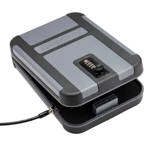 SnapSafe TrekLite XL Lock Box, TSA Combo Lock, Gray