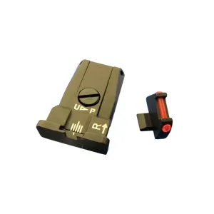 Beretta Parts & Accessories 24 BERETTA 92A1/96A1 Fiber Optic Front Sight/Adjustable Rear Sight Kit (EU00070)