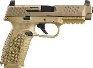 Best Gun Stores in Illinois 22 FN America 509 Full-Size MRD 9mm 4.50" 10rds Pistol, Flat Dark Earth - 66-100723