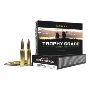 Nosler Trophy Grade TGA - 308 Win 165g PT SP (20ct) Ammunition 60053