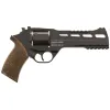 Chiappa Rhino 60DS 10mm Auto Revolver 6" Anodized Black Barrel 6 Round Walnut Grip