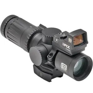 EOTech Parts & Accessories 48 EOTECH Vudu EFLX & Ring Mount Package 3-9x32 SFP 1 MOA Red Dot and Rifle Scope - Black 6.8in L x 1.56in H