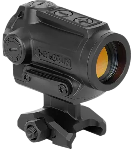 Holosun ARO-GD2 Red Dot Sight - 1x Magnification 2 MOA Gold Dot Reticle Black