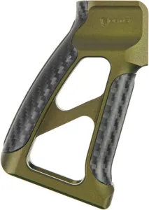 Fortis Manufacturing Torque Pistol Grip 15 Degree AR-15 Carbon Fiber Odg Anodize