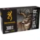 Browning SILVER SERIES 308 WIN 180 Grain Plated Soft Point Brass Rifle Ammo 20 Rounds