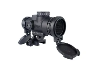 Trijicon MRO HD Patrol Adjustable LED 68 MOA Reticle w/ 2.0 MOA Red Dot Full Co-Witness Quick Release Mount with Q-LOC Technology AC32070 Black