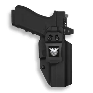 WE THE PEOPLE Glock 17/22 Gen 1-4 w/ Red Dot IWB Black Kydex Holster | Left Hand