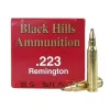 Black Hills 223 Remington Ammo 55 Grain Jacketed Soft Point Box of 50