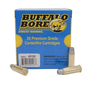 Buffalo Bore Deer Grenade 44 Rem Mag +P 240 grain Soft Cast - Gas Checked Pistol and Handgun Ammo, 20/Box - 4F/20
