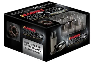 South Dakota Gun Laws (2026): Constitutional Carry, Three-Tier Permits & Stand Your Ground 59 Barnes 9mm +P Ammo 115 Gr TAC-XP 20rds - 21551