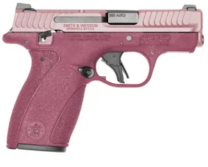 How to Choose Your First Handgun: Complete Buyer's Guide (2026) 15 Smith & Wesson Bodyguard 2.0 3.1" .380 ACP (1)12rd/(1)10rd Pistol, Cranberry / Blush w/ TS - 14653