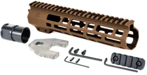 AT3 Tactical SPEAR M-LOK AR-15 Free Float Handguard 9in Length Burnt Bronze