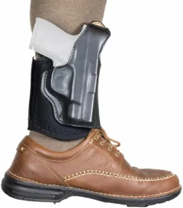 DeSantis Parts & Accessories 46 DeSantis Die Hard Ankle Rig Holster S&W M&P Shield 9/40 Right Hand Plain Black