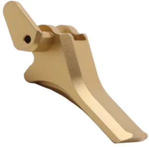 True Precision Parts & Accessories 36 True Precision True Sig P365 Drop In Flat Pistol Trigger Shoe Only Titanium Nitride Gold
