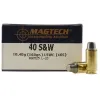 Magtech 40 S&W Ammo 160 Grain Semi-Wadcutter Box of 50