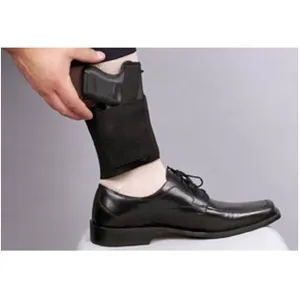 DeSantis Gunhide Apache Ankle Holster Right Hand Medium Frame Semi Automatic Nylon Black