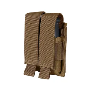 Condor Outdoor Parts & Accessories 35 Condor MOLLE Double Pistol Magazine Pouch Coyote Brown