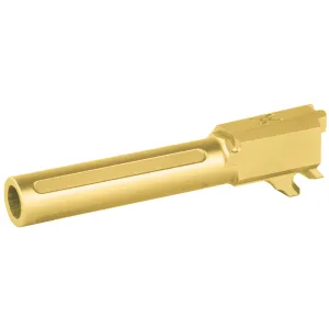 True Precision Barrel, 9mm, Gold Titanium Nitride, Fits Sig P365XL