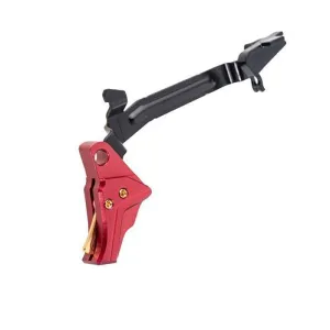 Tyrant Glock Gen 4 ITTS Trigger Red/Gold Shoe Style Upgrade Kit
