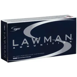 Speer Ammunition 3 Speer Lawman 9mm Luger 115gr TMJ Handgun Ammo - 50 Rounds