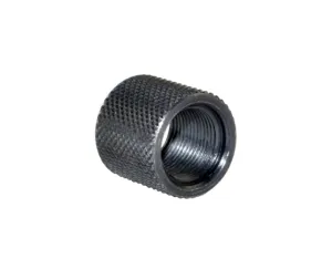 Presma AR-15 Barrel Thread Protector Nut for 5/8x32tpi Muzzle Threading Black Carbon Steel