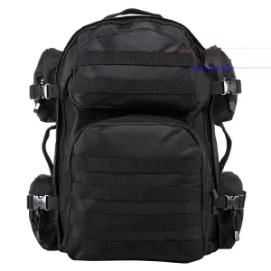 NcStar VISM Tactical Backpack - Black MOLLE Compatible Day Pack