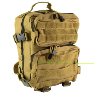 NcStar VISM Every Day Pack - Tan MOLLE Compatible Tactical Backpack