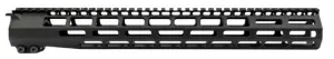 Grey Ghost Precision Parts & Accessories 30 Grey Ghost Precision M-LOK Handguard AR-15 15 inch Aluminum 0.8 lb Type III Class 2 Hard Coat Anodized Finish True Black