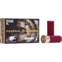 Federal Premium Vital-Shok 12 Gauge Ammo 2-3/4" #00 Buckshot 9 Pellets Flitecontrol Wad Case of 250 (50 Boxes of 5)