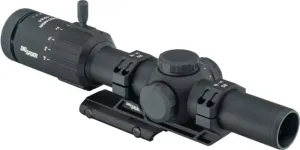 Sig Sauer OPMOD Inc Tango 1-6x24mm MSR Scope 30mm Tube Second Focal Plane BDC 6 Reticle w/1.535 Mount Gray