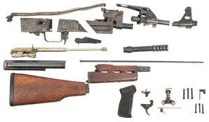 Yugo M70 Milled AK-47 Non-Matching Used Parts Kit w/ Fixed Wood stock - No Barrel or Receiver