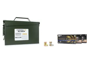 South Dakota Gun Laws (2026): Constitutional Carry, Three-Tier Permits & Stand Your Ground 45 Federal HST 9mm 124 Gr JHP / Blazer Brass 9mm 124 Gr FMJ 150 Rounds in Heavy Duty Ammo Can Bundle