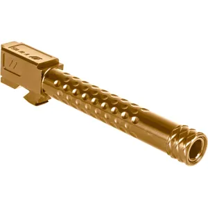 ZEV Technologies Optimized Match Grade Threaded Barrel for Glock 17 Gen 5 9mm Luger 4.97" Bronze PVD