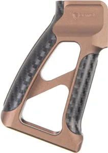Fortis Manufacturing Torque Pistol Grip 15 Degree AR-15 Carbon Fiber Fde Anodize