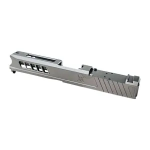 True Precision Parts & Accessories 16 TRUE PRECISION GLOCK 43 SLIDE W/RMS CUT & PLATE STEALTH GREY