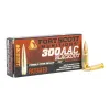 Fort Scott Munitions 58 FORT SCOTT MUNITIONS TUI 300 Blackout Solid Copper Spun 115Gr 20rd Box Rifle Ammo (300-115-SCV)