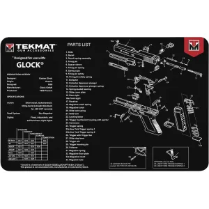 Tekmat Handgun Gun Cleaning Mat for Glock Black