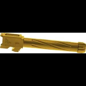 Rival Arms RA20P002E Threaded  Barrel 9mm Luger Sig P365 Gold PVD 4340H Steel