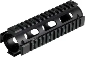 UTG Pro AR-15 Carbine Length Drop-in Quad Rail Picatinny 6.67in Handguard Black