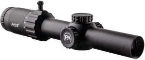 Primary Arms Classic Series 1-6x24mm 30mm Tube Rifle Scope Second Focal Plane SFP Illuminated ACSS 22LR G2 Reticle Black 30mm